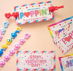 Valentine’s Day Pop-it Bracelets